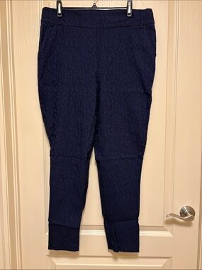 Penn Dark Navy Textured Leggings
